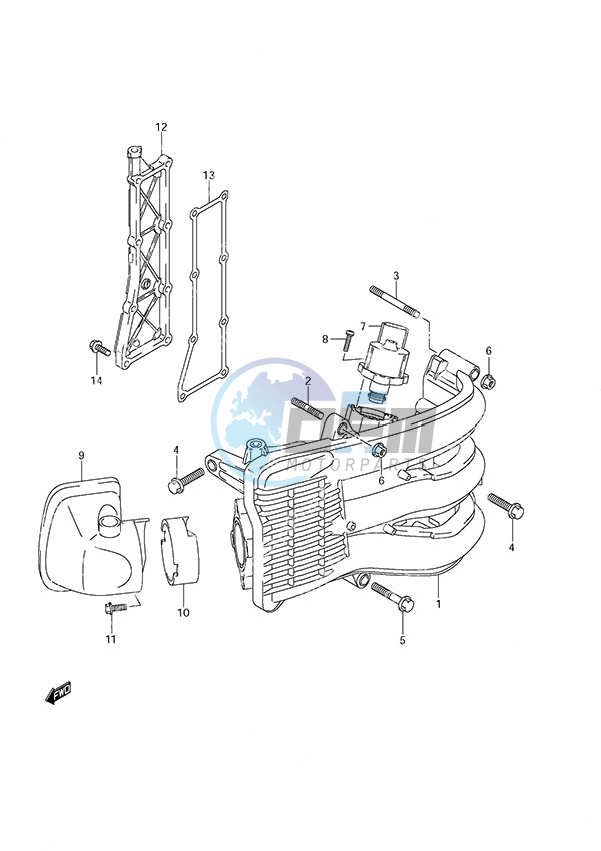 Intake Manifold/Silencer/Exhaust Cover