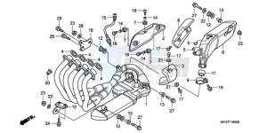 CB600FA9 Spain - (SP / ABS) drawing EXHAUST MUFFLER