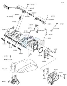 JET_SKI_ULTRA_310LX JT1500MFF EU drawing Throttle