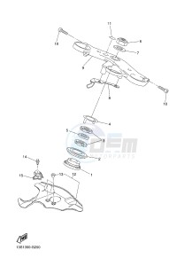 YZF-R6 600 R6 (2CXB 2CXC) drawing STEERING