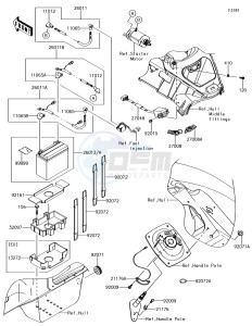 JET SKI ULTRA 310LX JT1500MHF EU drawing Electrical Equipment