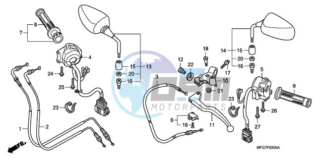 HANDLE LEVER/SWITCH/ CABLE