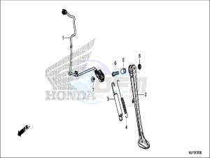 CRF1000DH 2ED - (2ED) drawing SIDE STAND