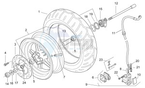 SR 50 Air 1997-2001 drawing Front wheel