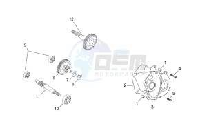 Rally 50 H2O drawing Transmission final drive