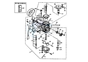 XC K CYGNUS R 125 drawing CARBURETOR