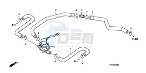 CB13009 BR / CO MME - (BR / CO MME) drawing AIR INJECTION CONTROL VALVE