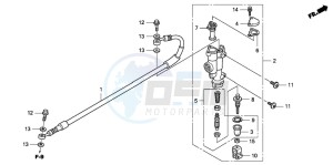 CRF150RB CRF150RB drawing RR. BRAKE MASTER CYLINDER