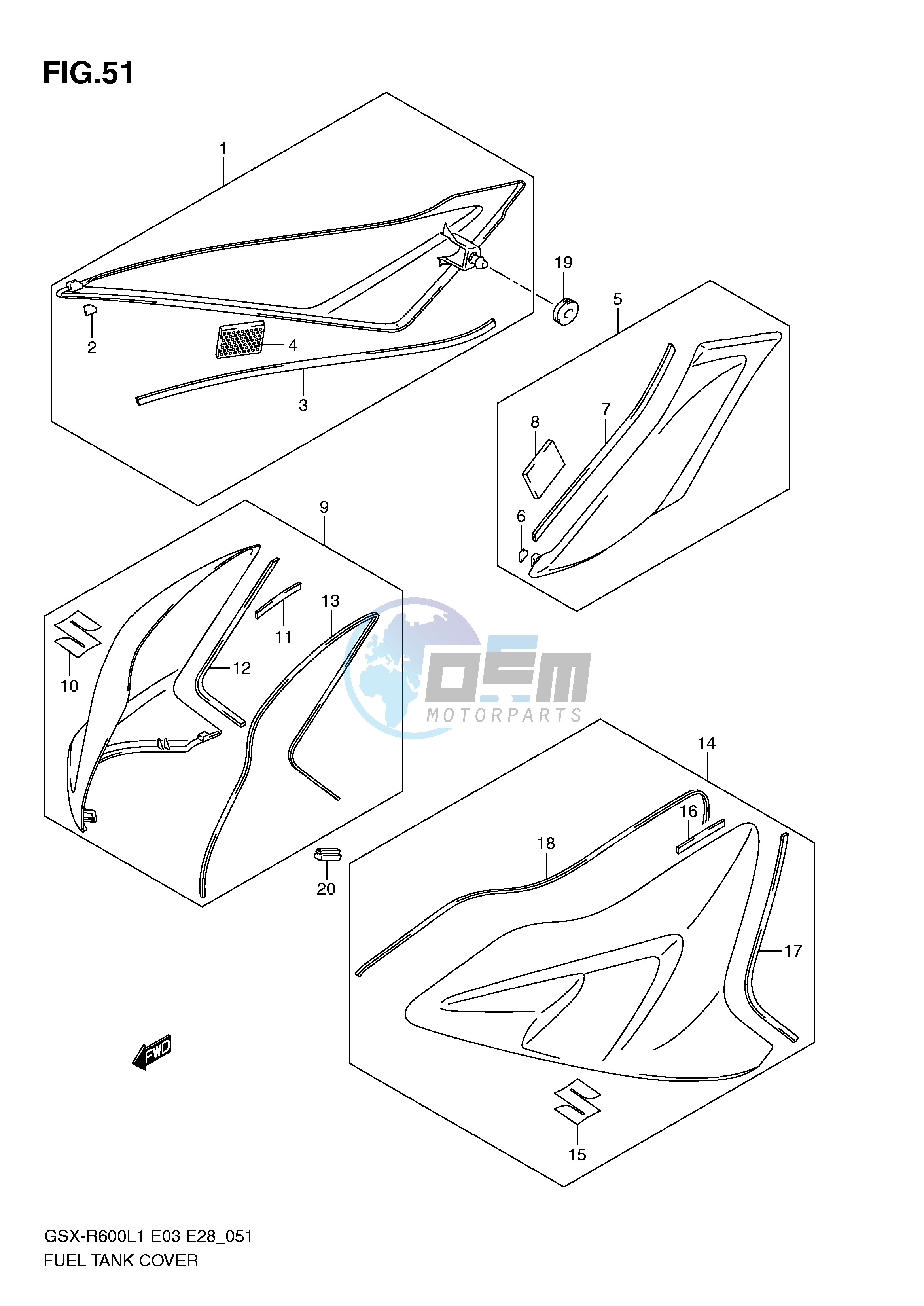 FUEL TANK COVER