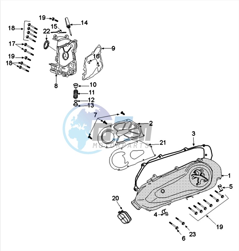 CRANKCASE COVER