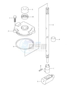 DF 115 drawing Clutch Rod (S/N 681518 & Newer)