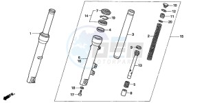 SH150R 125 drawing FRONT FORK