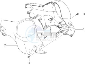 LX 50 4T USA drawing Handlebars coverages