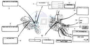 ST50 drawing CAUTION LABEL