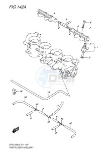 GSX-S1000 EU drawing THROTTLE BODY-HOSE JOINT