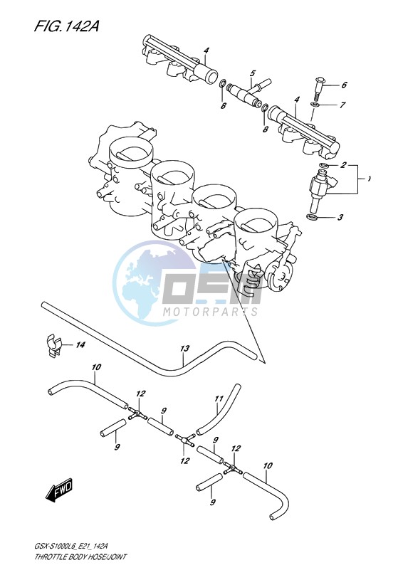 THROTTLE BODY-HOSE JOINT