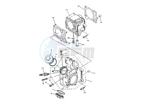 YP MAJESTY 125 drawing CYLINDER HEAD