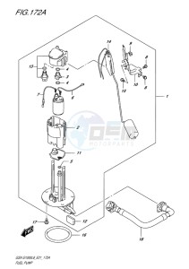 GSX-S1000F ABS EU drawing FUEL PUMP