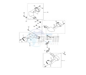 WR X 125 drawing FLASHER LIGHT