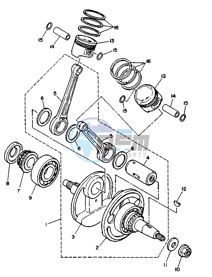 CRANKSHAFT PISTON