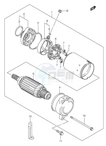 VS1400 (E3-E28) INTRUDER drawing STARTING MOTOR