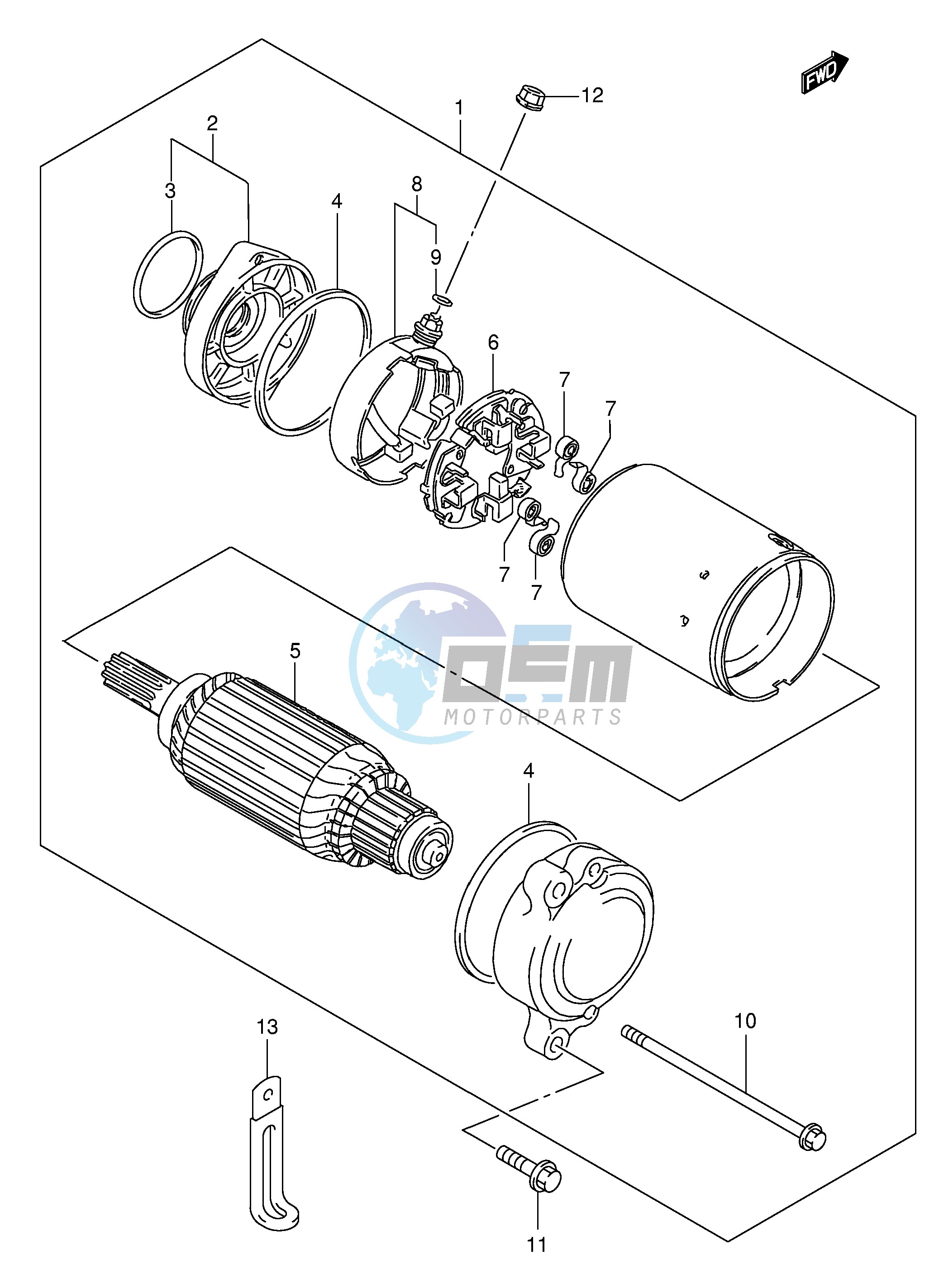 STARTING MOTOR