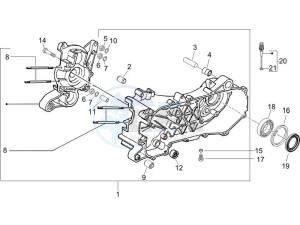 Runner 50 SP drawing Crankcase