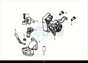 FIDDLE II 50 EFI (AF05W6-NL) (M2) drawing ECU SET