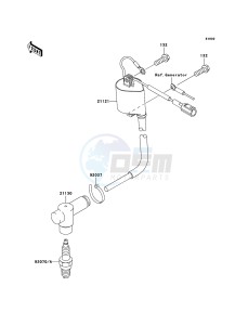 KX85_/_KX85_II KX85BBF EU drawing Ignition System