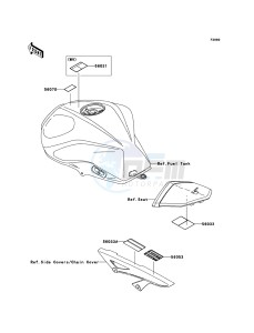 Z750_ABS ZR750M9F GB XX (EU ME A(FRICA) drawing Labels