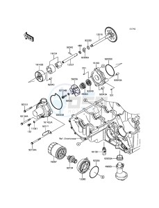 Z800 ABS ZR800BGF FR GB XX (EU ME A(FRICA) drawing Oil Pump