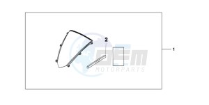 CBR600RRA Europe Direct - (ED / 2ED) drawing WINDSCREEN