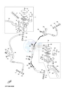 YP125R X-MAX125 X-MAX125 (2ABG 2ABG) drawing FRONT MASTER CYLINDER