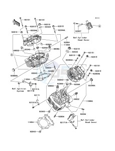 VN1600 CLASSIC VN1600A6F GB XX (EU ME A(FRICA) drawing Cylinder Head