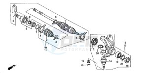 TRX350TM RANCHER S drawing KNUCKLE (2)