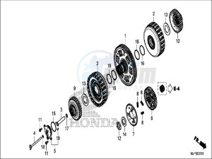 CRF1000DH 2ED - (2ED) drawing CLUTCH (CRF1000D)