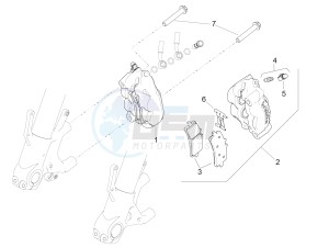 RSV4 1000 RR drawing Front brake caliper