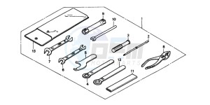 CMX250C REBEL drawing TOOLS