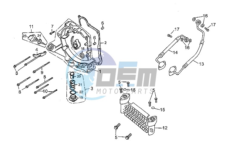 RH Semi-crankcase