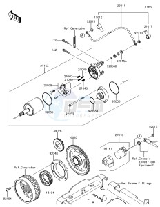 BRUTE FORCE 750 4x4i EPS KVF750HHF EU drawing Starter Motor