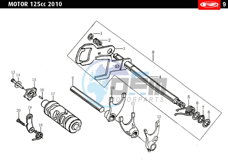 PRE-SELECTOR GEAR  EURO3