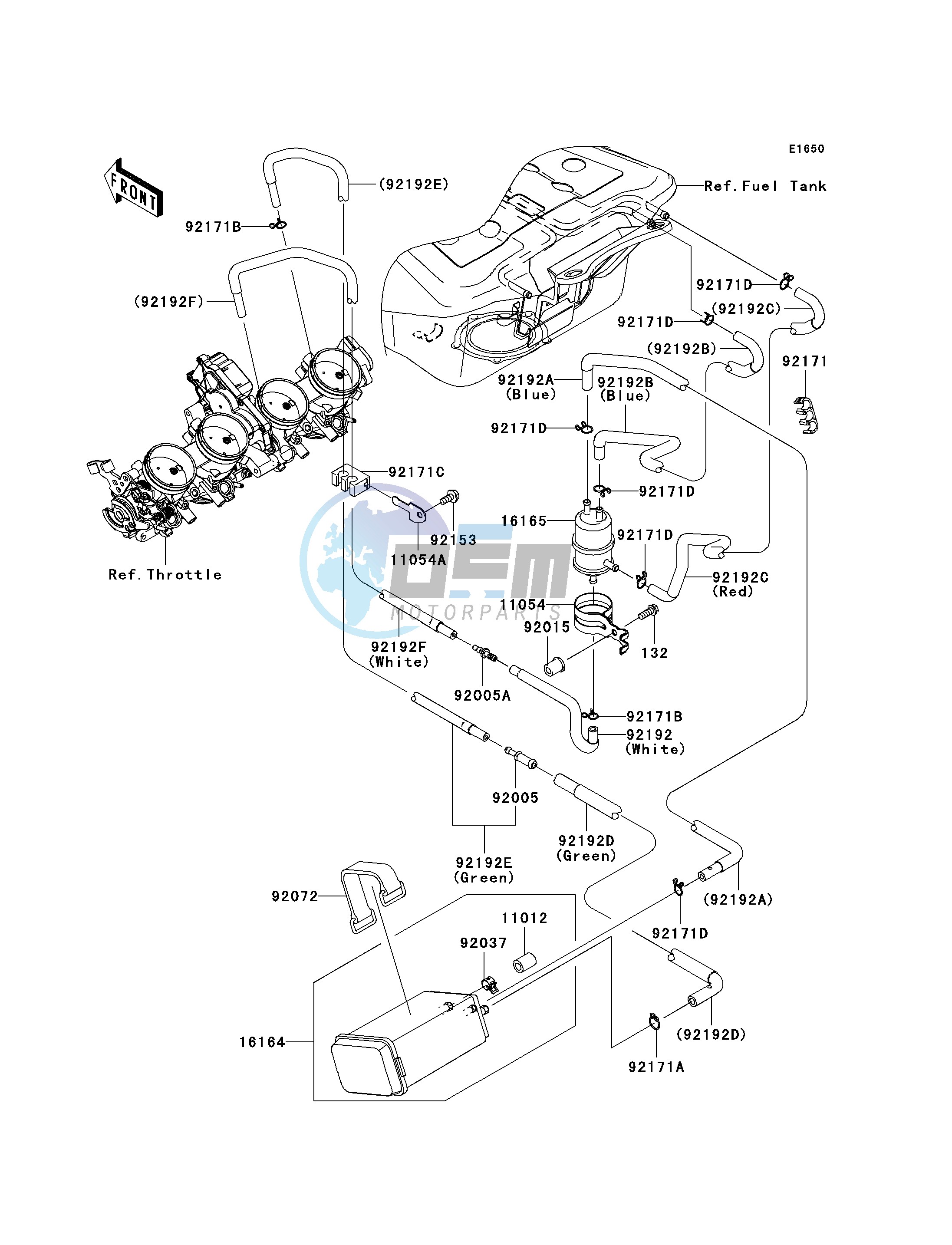 FUEL EVAPORATIVE SYSTEM -- CA- -