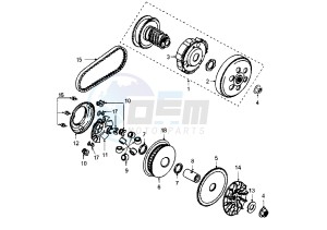 ELYSTAR - 125 cc drawing CLUTCH