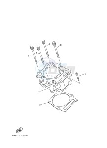 YXM700ES YXM70VPSG VIKING EPS SPECIAL EDITION (B42B) drawing CYLINDER