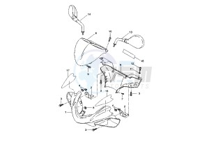 YQ AEROX 50 drawing COWLING GRAND PRIX REPLICA