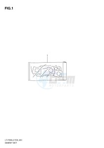 LT-F250 (E33) drawing GASKET SET