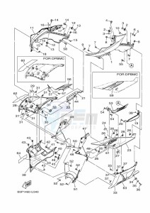 YZF250-A (B6P2) drawing COWLING 1