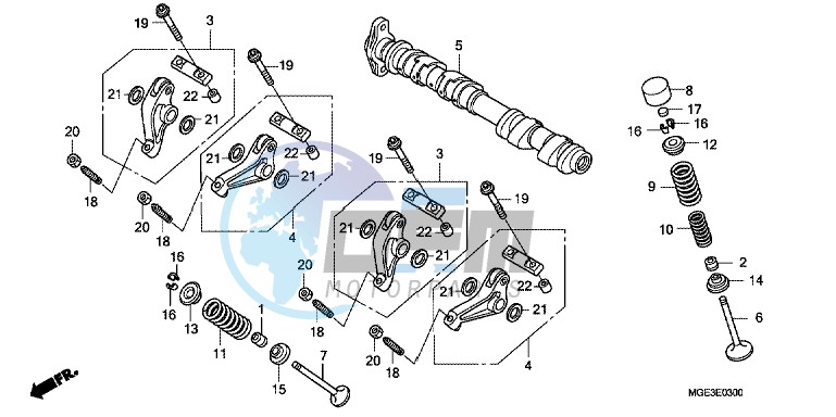 CAMSHAFT/ VALVE (FRONT)