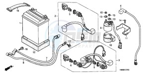 TRX250TEC drawing BATTERY