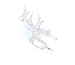 WR X 250 drawing SHIFT CAM AND FORK